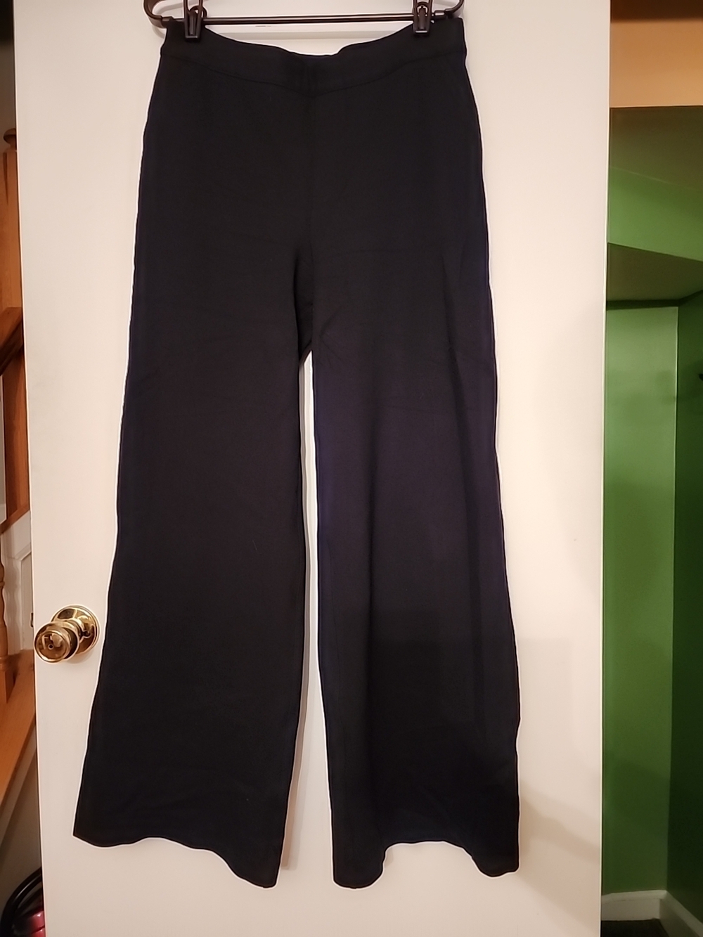 Spanx Women's Wide-Leg Ponte Knit Pants - Black